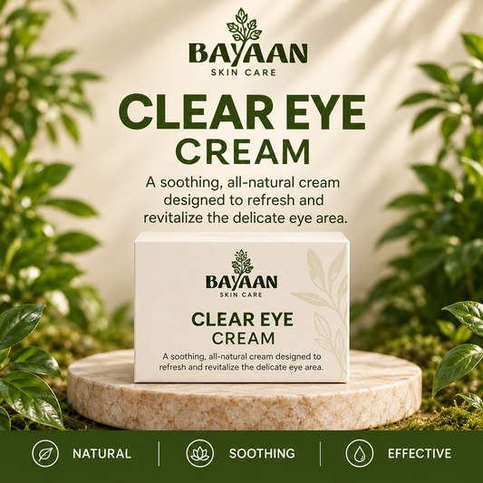 Clear Eye Cream – Firming Eye Cream for Dark Circles & Fine Lines