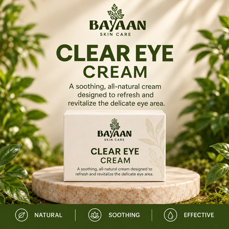 Clear Eye Cream – Firming Eye Cream for Dark Circles & Fine Lines