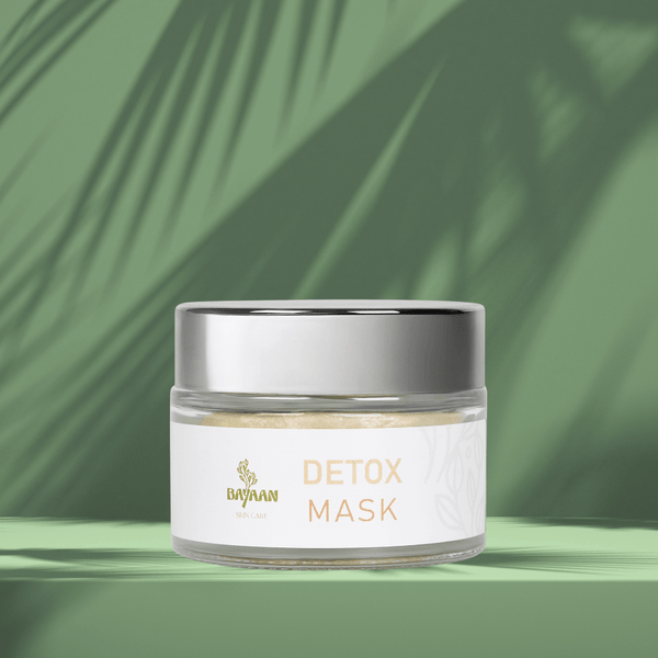 Purifying Clay Detox Mask - Clear Pores & Calm Skin – Bayaan Skin Care